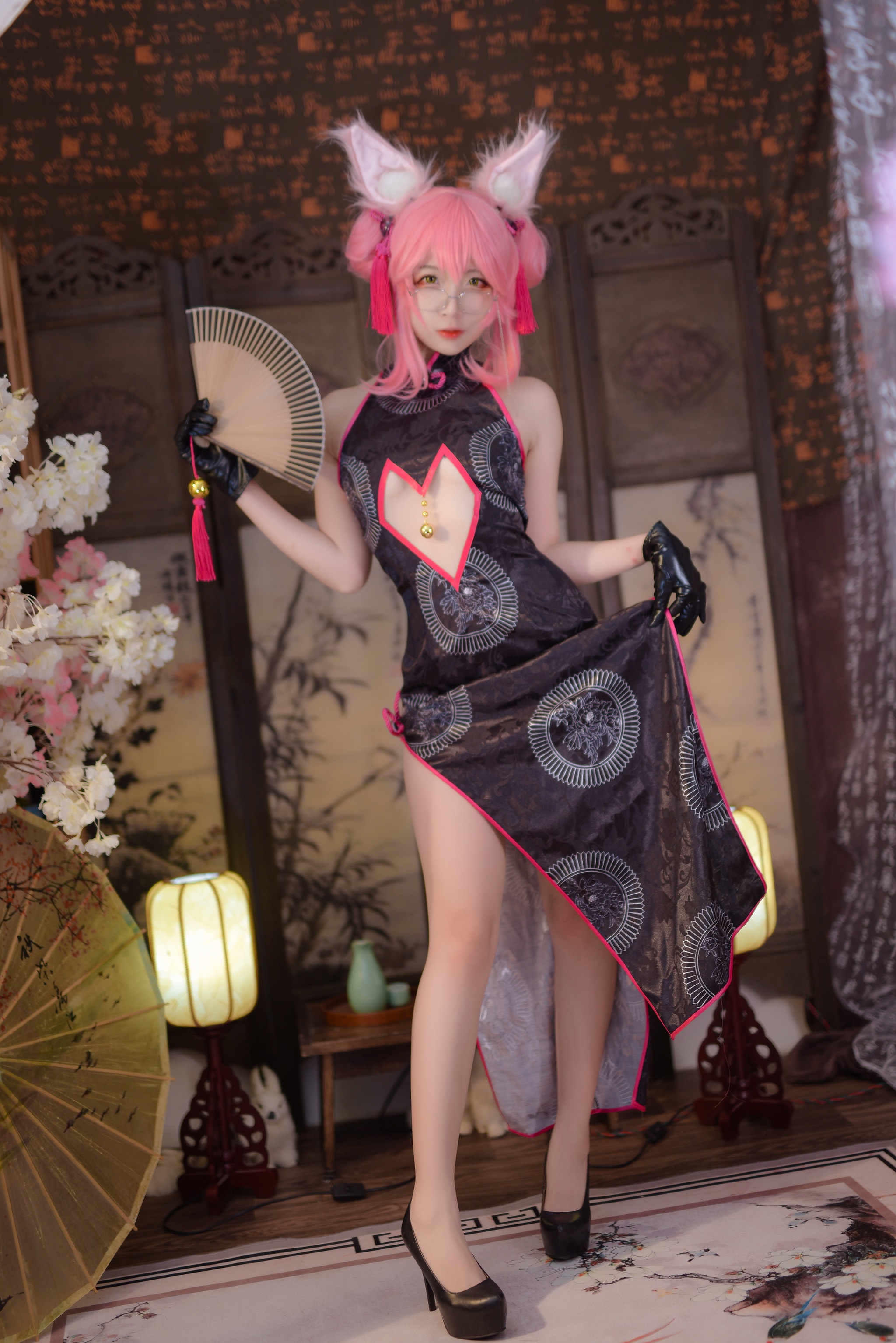 图片[1]-二佐Nisa – NO.043 二佐 旗袍本 fate旗袍狐 [28P]-XikXak